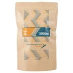 Standbodenbeutel braunes Kraftpapier 1000ml