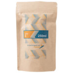 Standbodenbeutel braunes Kraftpapier 250ml