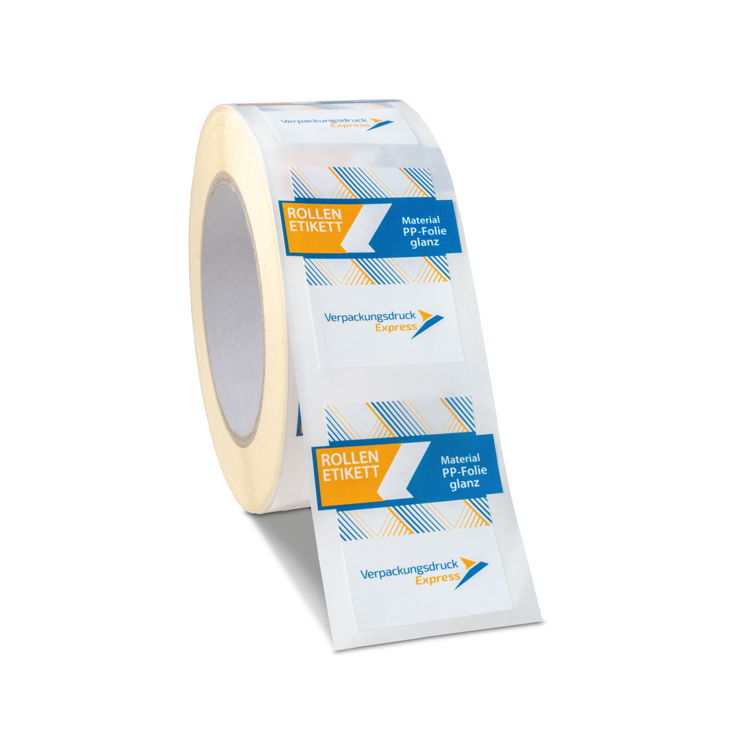 Aufkleber auf Rolle PP-Folie glanz