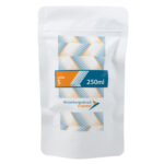 Standbodenbeutel weißes Kraftpapier 250ml