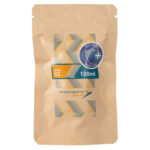 Standbodenbeutel Kraftpapier braun 100ml-Schutz