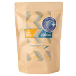 Standbodenbeutel Kraftpapier braun 2000ml-Schutz