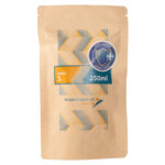 Standbodenbeutel Kraftpapier braun 250ml-Schutz
